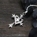 【30%OFFクーポン!】ハワイアンジュエリー ネックレス アクセサリー レディース 女性 メンズ 男性 ペンダント・スクエア Cz ハート クロス シルバー 925 cpdc175
