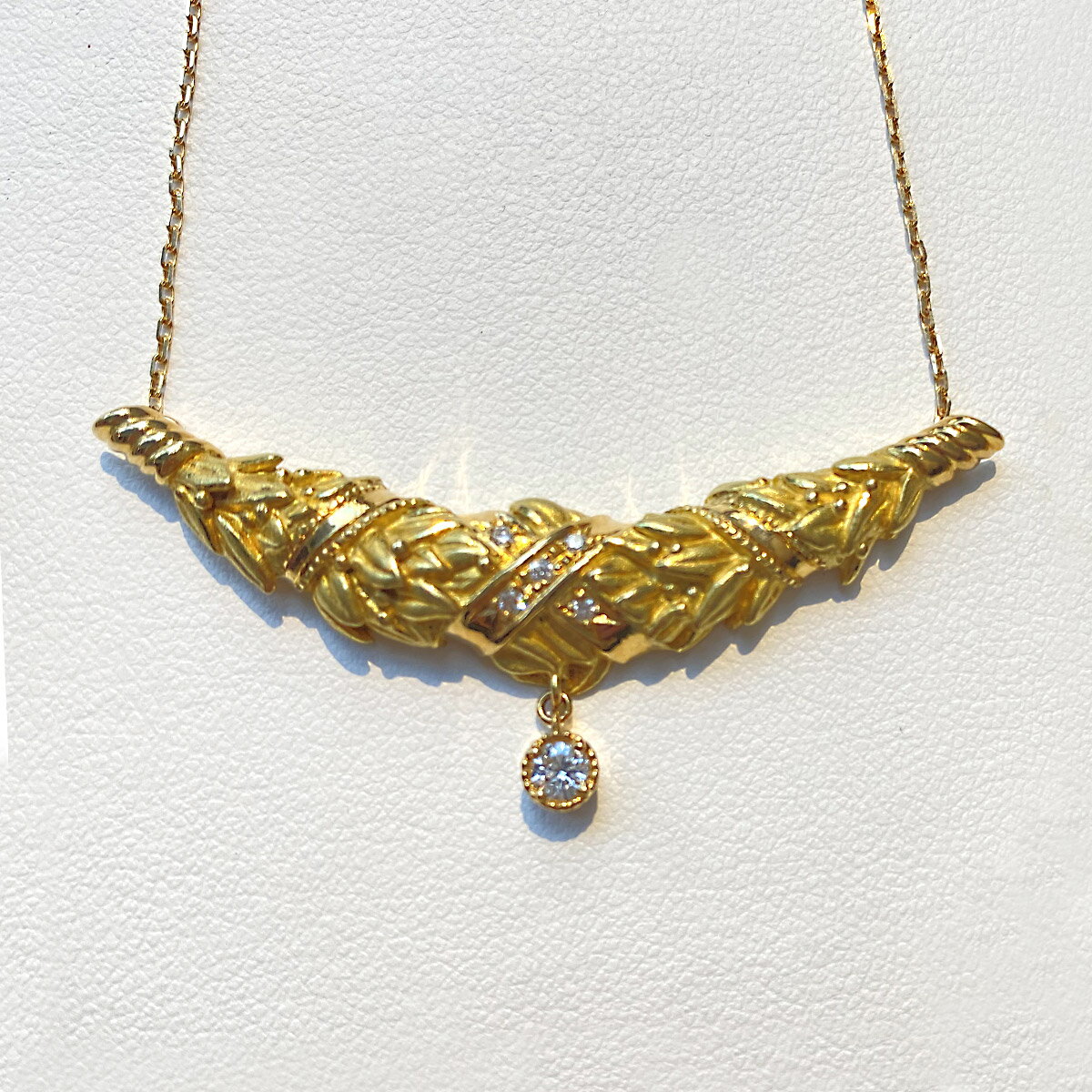 ネックレス ハワイアンジュエリー アクセサリー レディース 女性 メンズ 男性 (Weliana)束ねたマイレのネックレス K18YG wnpd001yg プレ...