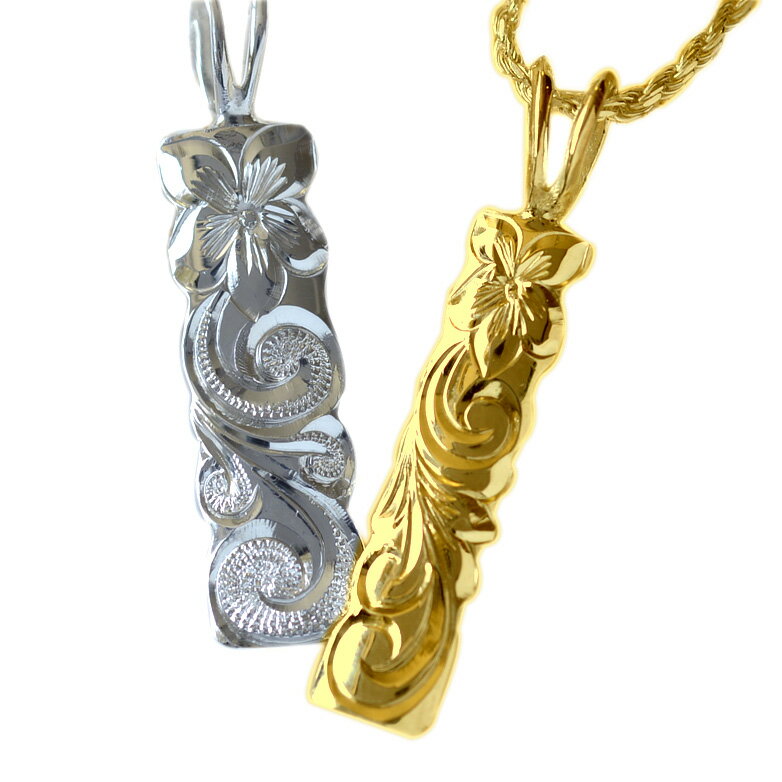 ハワイアンジュエリー ネックレス アクセサリー レディース 女性 メンズ 男性 (Weliana) オーダーメイド K14 ゴールド バレル カットアウト ペン...