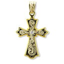 サリー レディース 女性 メンズ 男性 (Weliana) K14 14金 スクロール デュアルトーン ペンダントトップ (付属チェーンなし) 送料無料 wpd...