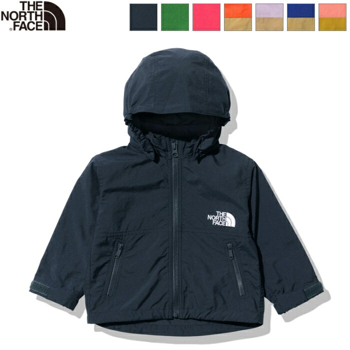 【ポイント10倍 5/8 14時～】THE NORTH FACE ザ・ノースフェイス ベビー コンパクトジャケット ウインドブレーカー マウンテンパーカー Compact Jacket　NPB22210　2023春夏モデル　日本正規代理店商品