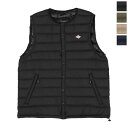 [2023fw新色/再入荷] DANTON ダントン メンズ クルーネック インナー ダウンベスト NNF INNER DOWN CREWNECK VEST　DT-A0026 NNF