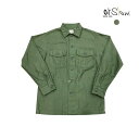 【ポイント10倍 4/18 14時～】orSlow orslow オアスロウ オアスロ- US ARMY FATIGUE SHIRT ORIGINAL REVERSE SATIN 038045 03-8045-16 グリーンワンウォッシュ