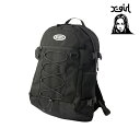 【ポイント10倍 5/8 17時〜】X-girl エックスガール バックパック OVAL LOGO BUNGEE CORD BACKPACK 105251053...