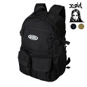 エックスガール リュック 【ポイント10倍 4/18 14時～】エックスガール X-girl MULTI POCKET BACKPACK エックスガールリュック リュック 通学バッグ バッグパック 105241053007