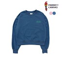 【SALE 30%OFF】Parrott Canvas パロットキャンバス MAP LOGO CREW SWEAT マップ ロゴ クルー スウェット レディース...