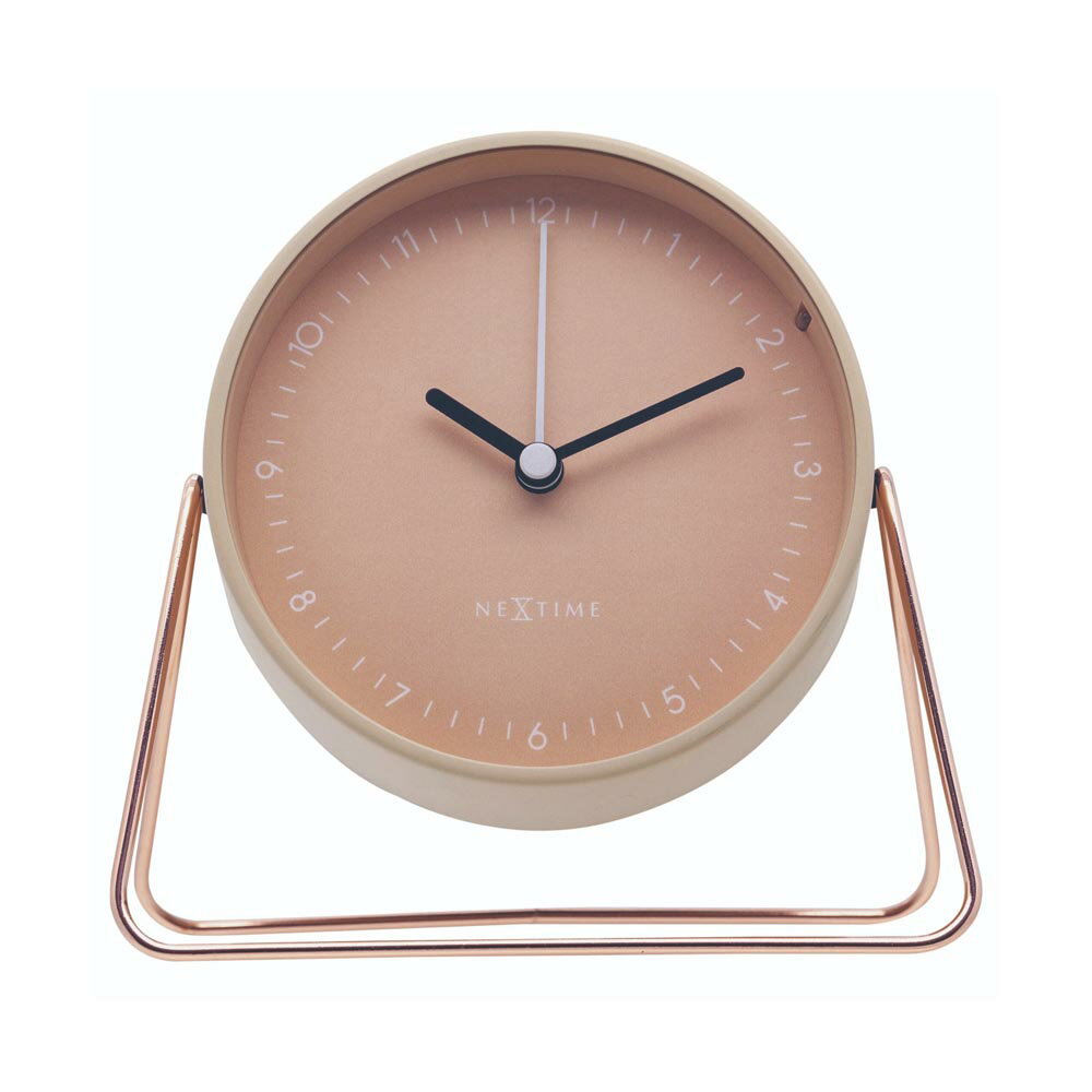 置時計 目覚し時計 NEXTIME ネクスタイム テーブルクロック Berlin Table ピンク / NXT-5240RZ デスク..