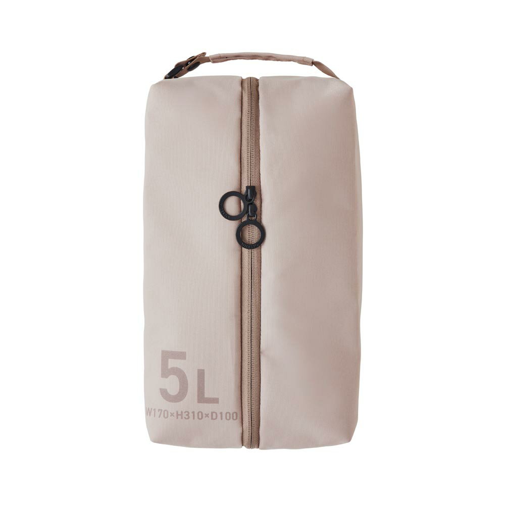 MILESTO ミレスト シューズバッグ 5L グレージュ MLS910 / 収納 小物入れ トラベル 旅行 バッグインバッグ