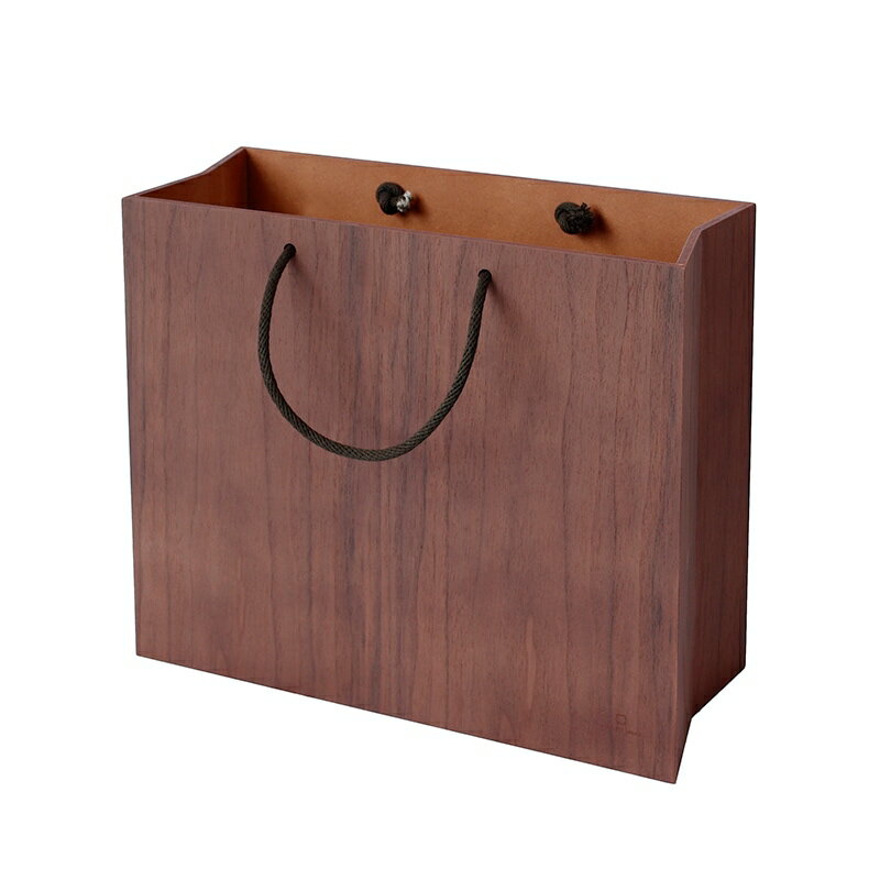 ゴミ箱 ダストボックス ヤマト工芸 バッグダスト ワイド BAG dust wide ブラウン / ウォールナット材 Y..