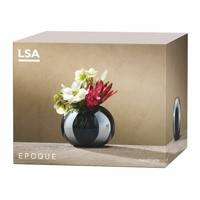 LSA エルエスエー フラワーベース 花器 花瓶 Epoque Vase サファイア G1663-13-140 高さ13.5cm 3