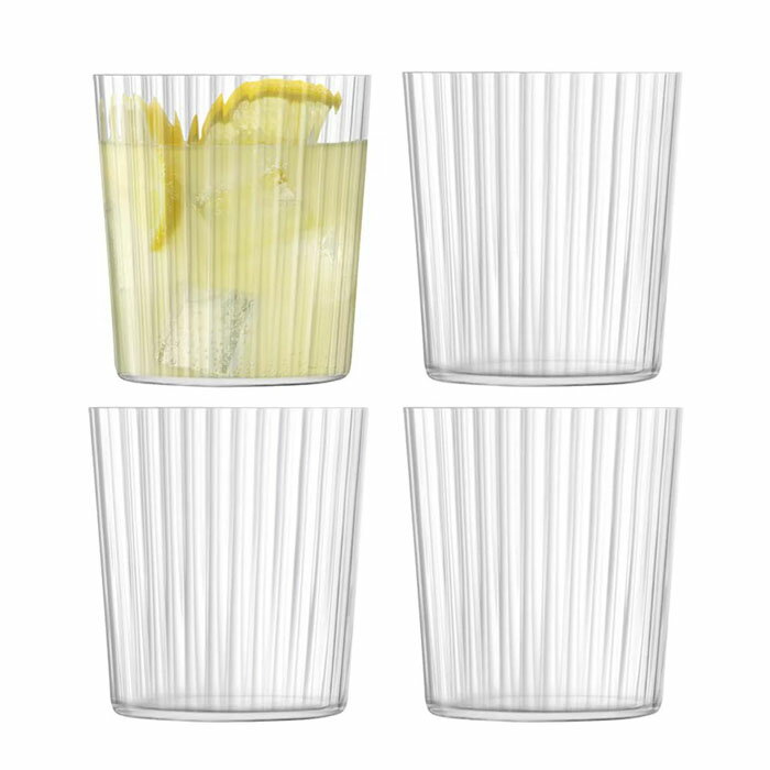 樂天商城 - LSA タンブラーグラス GIO Line Tumbler LGI22 G060-13-304 クリア 容量390ml 高さ9cm 4個セット