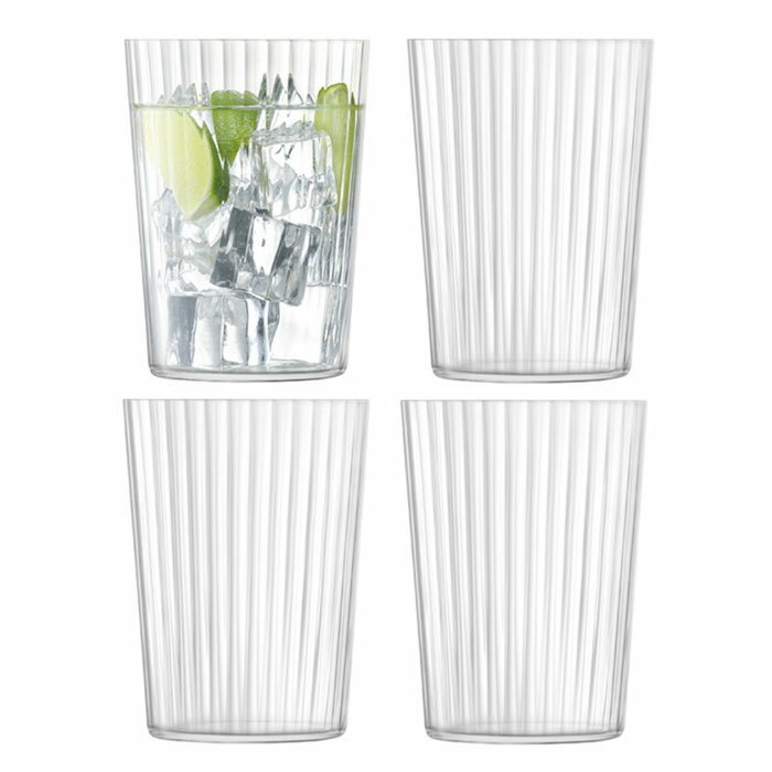 Rakuten - LSA タンブラーグラス GIO Line Tumbler LGI23 G060-18-304 クリア 容量560ml 高さ12cm 4個セット