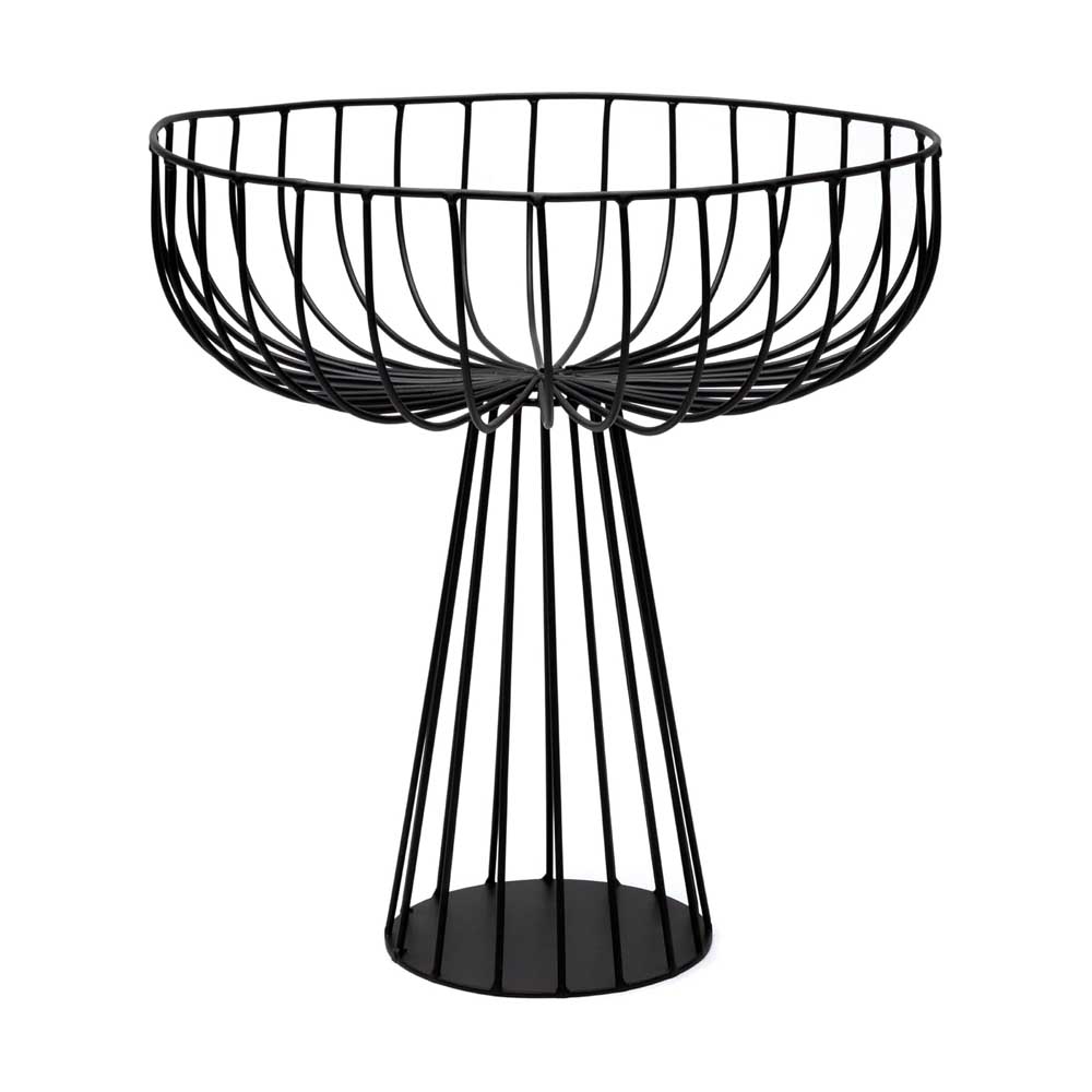 Rakuten - SERAX Basket Xl Black Catu バスケット H28cm TSB7218562 / セラックス バスケット かご 金属製 樹脂ラミネート