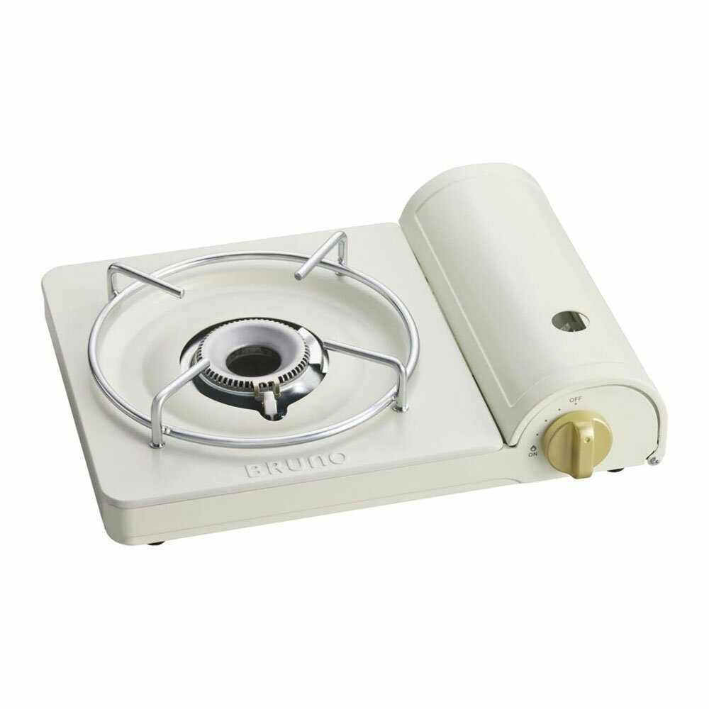 Rakuten - BRUNO ブルーノ カセットコンロ スリム アイボリー BOE095 / カセットボンベ式 アウトドア