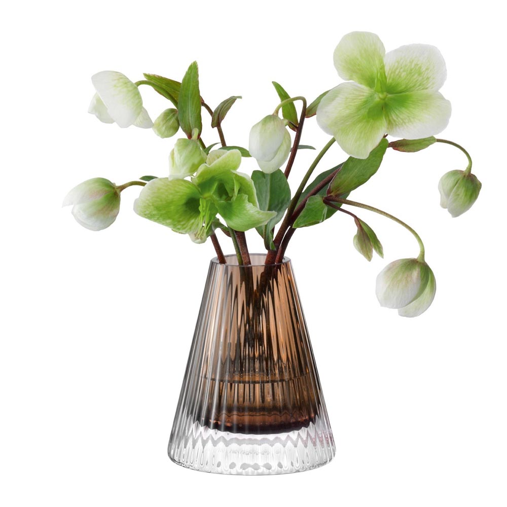 China, Porcelain - LSA Beacon Candle Holder/Vase ビーコン ベース & キャンドルホルダー G1784-10-847 LBE02 トープ H10cm / エルエスエー 花器 花瓶 フラワーベース