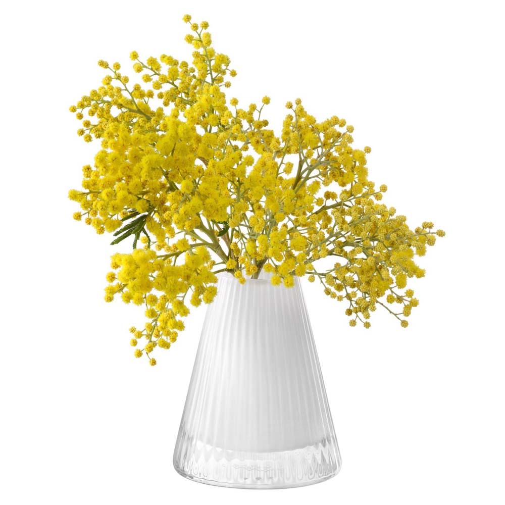 Rakuten - LSA Beacon Candle Holder/Vase ビーコン ベース & キャンドルホルダー G1784-10-391 LBE03 ホワイト H10cm / エルエスエー 花器 花瓶 フラワーベース
