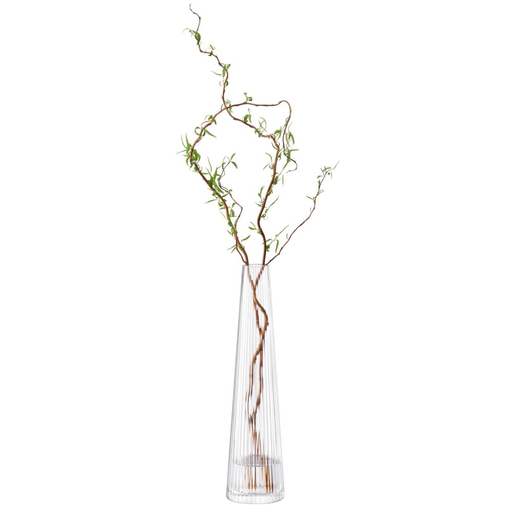 China, Porcelain - LSA Beacon Candle Holder/Vase ビーコン ベース & キャンドルホルダー G1784-34-304 LBE07 クリア H34cm / エルエスエー 花器 花瓶 フラワーベース