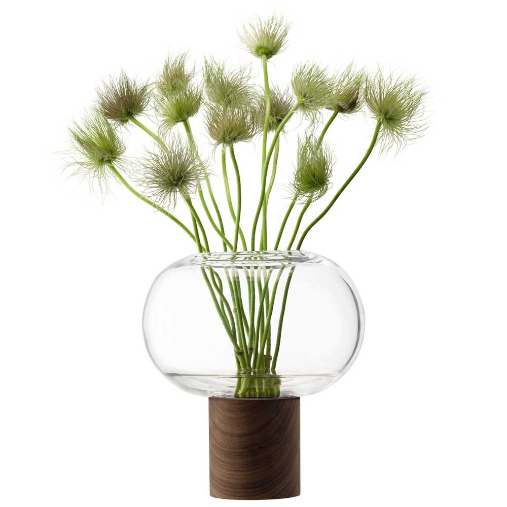 LSA OBLATE オブレート Vase G1718-21-301 クリア H21.5cm LOB10 エルエスエー フラワーベース 花器 花瓶