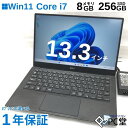 薄型軽量 ハイグレードモデル 【DELL XPS】 Windows11 P54G Core i7-6560U メモリ8GB NVMe 256GB 13.3インチ T010567