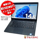 【最大100%ポイントバック】【中古】 Windows11インストール済み Webカメラ DELL Latitude 5480 14インチ 第6世代 Core ...