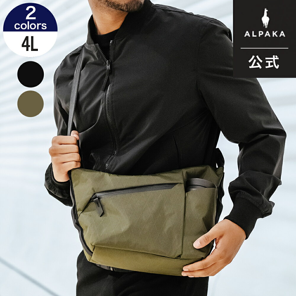 FLOW SATCHEL X-PAC 4L スリングバッグ ショルダーバッグ 斜め掛け 防水 撥水 通勤 旅行 ビジネス 