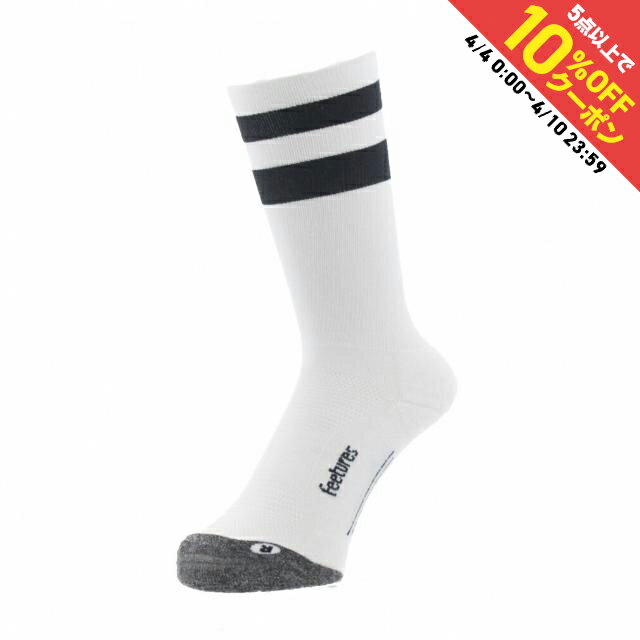 最大10%OFFクーポン 【4/4~4/10】 フィーチャーズ メンズ レディス ランニング ソックス ELITE LIGHT CUSHION MINI CREW 0040080222 : ホワイト Feetures