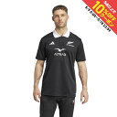 最大10%OFFクーポン 【5/9〜5/18】 アディダス メンズ ラグビー 半袖シャツ オールブラックス ラグビー AEROREADY 半袖ジャージー IX3...