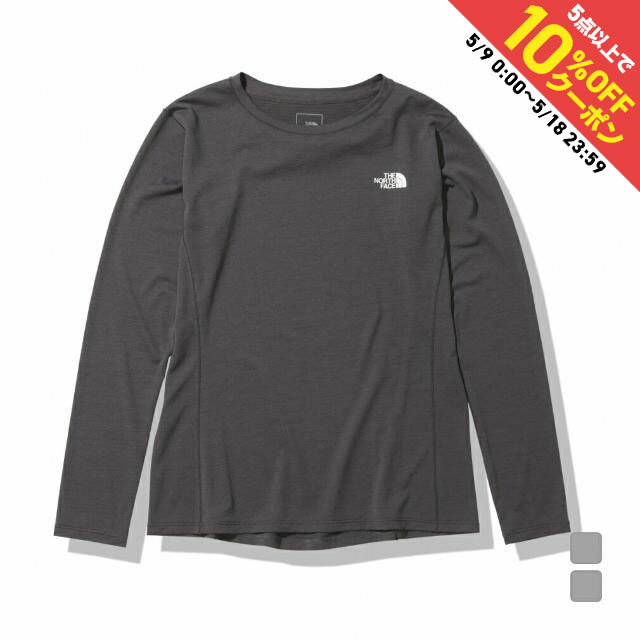 最大10％OFFクーポン 【5/9〜5/18】 ザ・ノース・フェイス レディース アウトドア 長袖Tシャツ ロングスリーブフラッシュドライスリーディークルー NTW12203 THE NORTH FACE ノースフェイスのサムネイル
