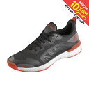 ヨネックス パワークッション 507 SHT507 メンズ レディース テニス カーペット用シューズ 3E : ブラック×レッド YONEX