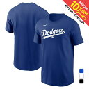 最大10%OFFクーポン 【5/9〜5/18】 ナイキ メンズ 野球 ウェア MLB ロサンゼルスドジャース Mens Nike Fuse Wordmark C...