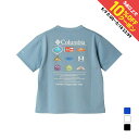 最大10%OFFクーポン 【5/9〜5/18】 2025春夏 コロンビア ジュニア キッズ 子供 アウトドア 半袖Tシャツ スタックブルックグラフィックショート...