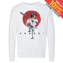 最大10%OFFクーポン 【5/9〜5/18】 【国内正規品】 野球 500LEVEL クルーネック スウェットシャツ 大谷翔平 ロサンゼルス D Shohei...