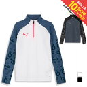 最大10%OFFクーポン 【5/9〜5/18】 プーマ メンズ サッカー/フットサル ジャージジャケット INDIVIDUAL TRAINING 1/4 ジップ...