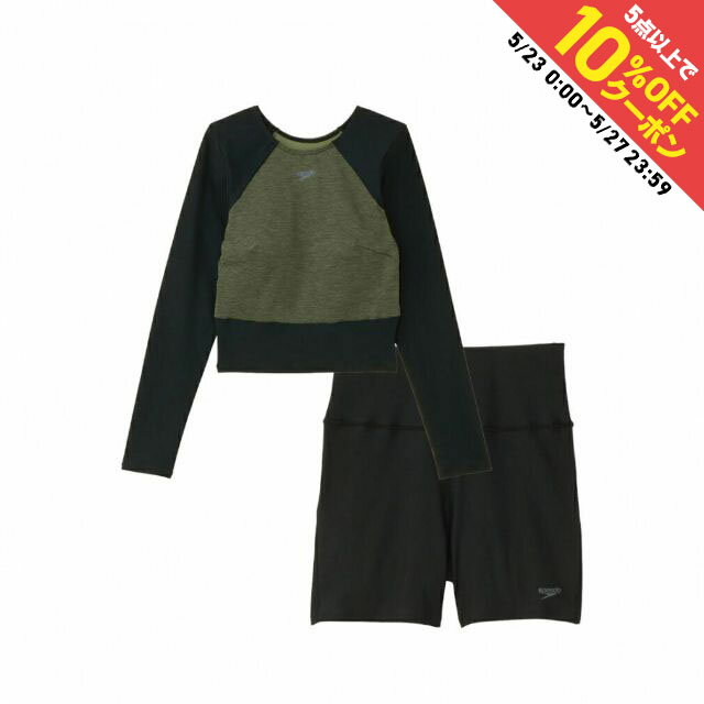 最大10%OFFクーポン 【5/23〜5/27】 スピード 水泳 フィットネス水着 minimUm L/S ミニマムロングスリーブ SFW22450 SPEEDO