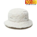 最大10%OFFクーポン 【6/4〜6/11】 ニューエラ ハット バケット01 Mink Fleece ミンクフリース Metal Logo アイボリー 14...