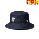 最大10%OFFクーポン 【6/4〜6/11】 ニューエラ ハット バケット01 Denim スクエアニューエラロゴ インディゴデニム 14388526 NVY...