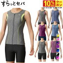 アリーナ レディス 水泳 フィットネス水着 大きめカラースナップ付き ...(4)