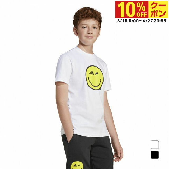 10OFFݥ 6/186/27 ǥ ˥ å Ҷ Ⱦµ T adidas  Smileyworl...