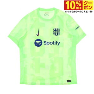 最大10%OFFクーポン 【6/18〜6/27】 ナイキ メンズ サッカー ライセンスシャツ FCバルセロナ 2024/25 スタジアム サード Dri-FIT レプリカ ユニフォーム FCB FQ2022-702 : ペールグリーン NIKE