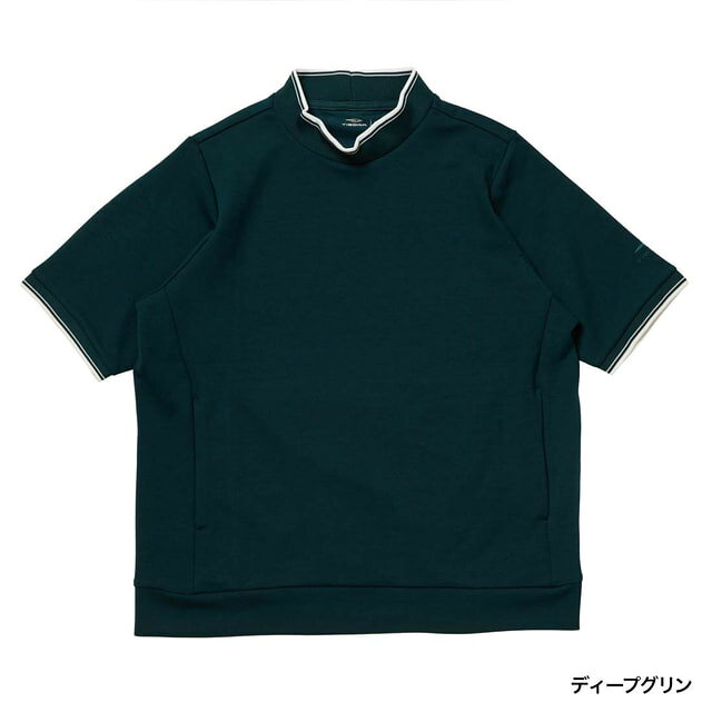 ティゴラ レディース ゴルフウェア 半袖トレーナー 秋 冬 ダンボールモックネック...