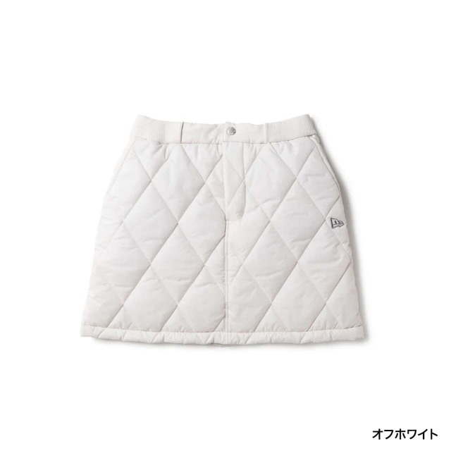10/20 限定★抽選で最大100％Pバック ニューエラ レディース ゴルフウェア ウインドスカート 秋 冬 GFW INSULATED D QUILT SKIRT OWHI (15129414) NEW ERA