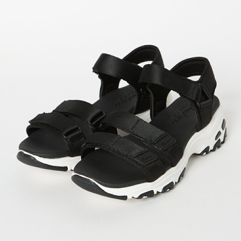 スケッチャーズ DLites-Fresh Catch (31514 BLK) レディース スポーツサンダル ： ブラック SKECHERS