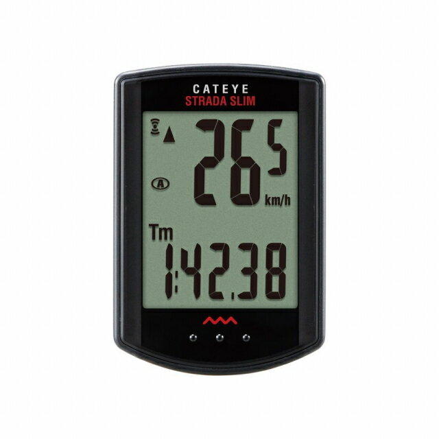 11/25限定★抽選で最大100%Pバック CC-RD310W STRADA SLIM (094278) バイシクル スピードメーター : ブラック