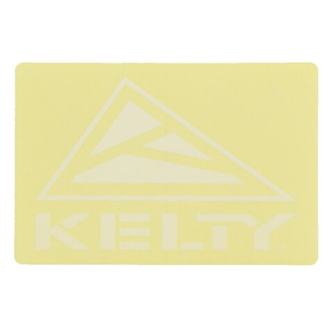 ケルティ WHITE LOGO STICKER (2018102) トレッキング 小物 KELTY