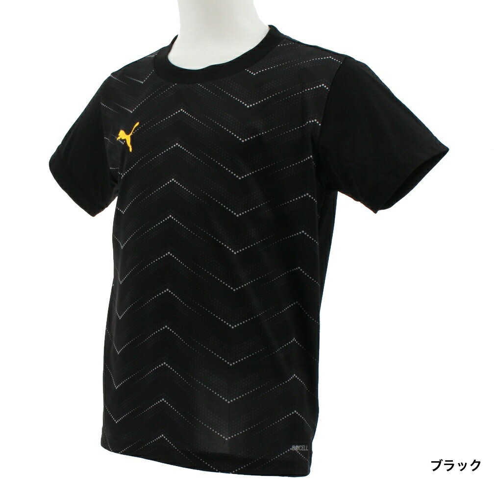 プーマジュニア(キッズ・子供)サッカー/フットサル半袖シャツFTBLNXTグラフィックシャツコアJR657018PUMA0604point220510housi