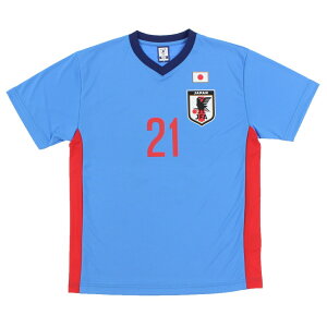 【11/22-27】買えば買うほど★最大10%OFFクーポン ジェイエフエー メンズ サッカー/フットサル ライセンスジャケット 日本代表 プレーヤーズ Tシャツ 堂安律 21 JFA 210526SCAPネット注文 サッカー 用品 セール