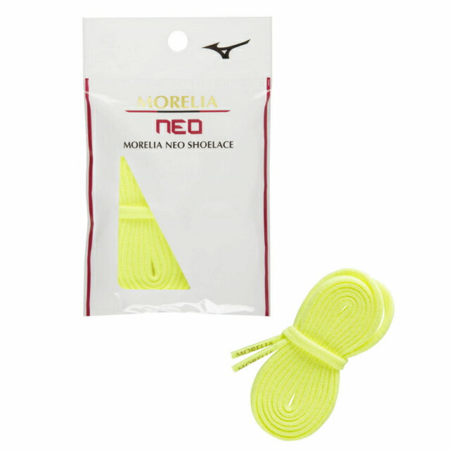 ミズノ MORELIA NEO SHOELACE モレリア ネオ シューレース P1GZ201145 サッカー/フットサル 靴紐 靴ひも : イエロー MIZUNO