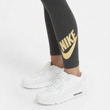 ナイキ ジュニア(キッズ・子供) ロングタイツ YTH ガールズ NSW フェイバリッツ シャイン タイツ PR DB2824 032 : ブラック×シルバー NIKE