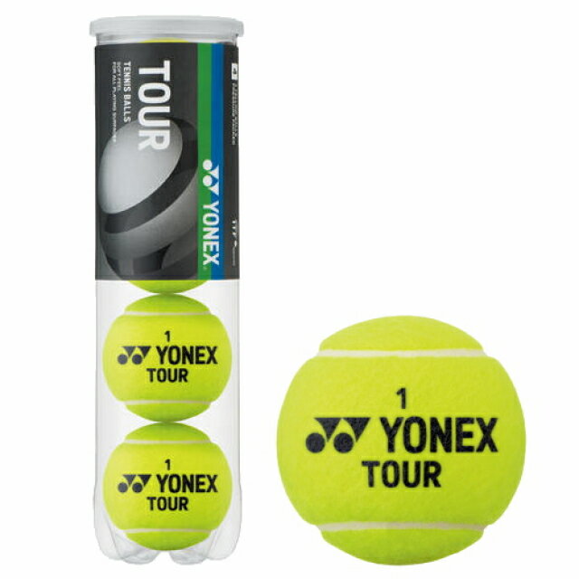 ボール ヨネックス ツアー TOUR 4球入ペット缶 TB-TUR4P 硬式テニス プレッシャーボール YONEX