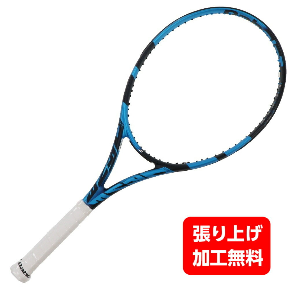 バボラ 国内正規品 PURE DRIVE TEAM ピュア ドライブ チーム 101442J 101441 硬式テニス 未張りラケット : ブルー×ホワイト BabolaT